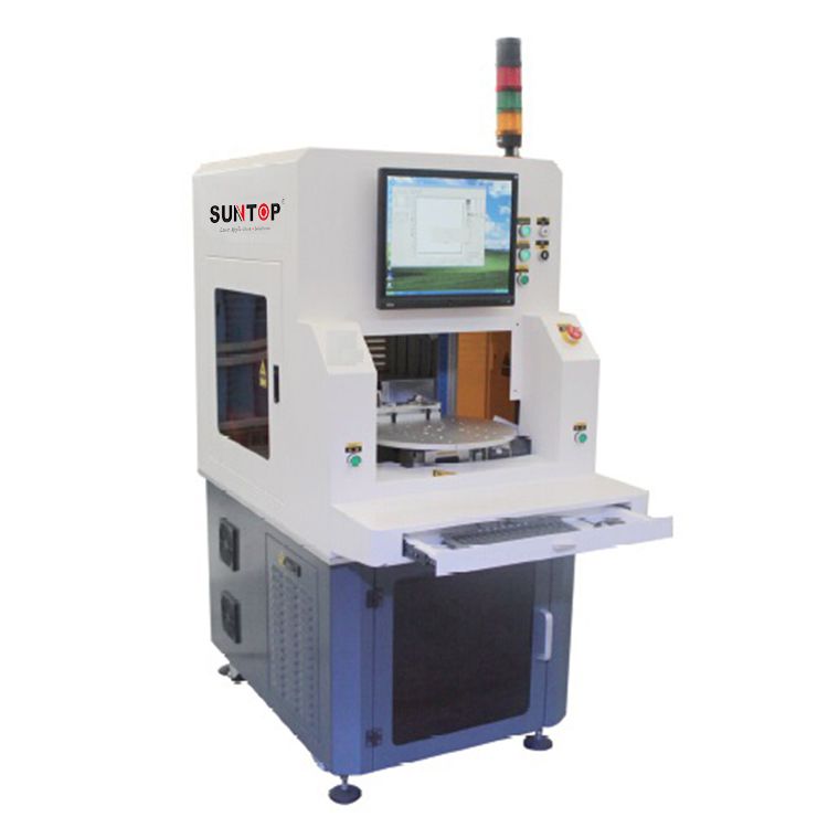 Full Enclosed Laser Marking Machine with Rotary